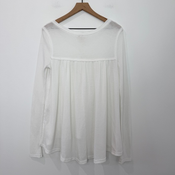 Free People We The Free Kai Henley In White Size Small - Picture 3 of 6